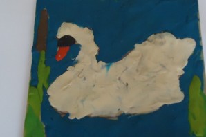 Поделка гуси лебеди