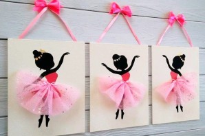 Балерина осенняя поделка шаблон