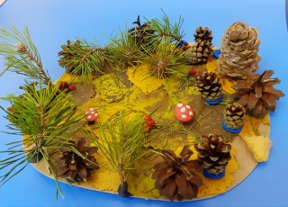 Лесные чудеса осенние поделки