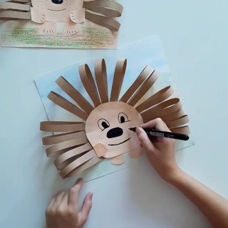 Поделка ежик из втулки