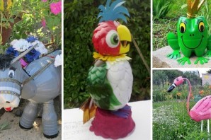 Поделки из пластиковых бутылок в садик