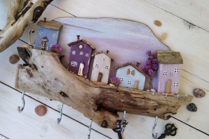 Фея мечтающая поделки из картона ключница