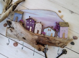 Фея мечтающая поделки из картона ключница