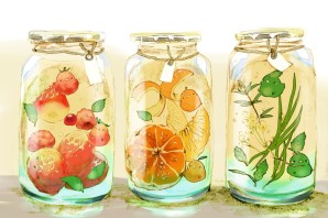 Лето в банке поделка