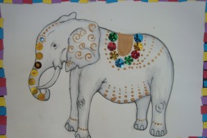 Поделка слон для детей