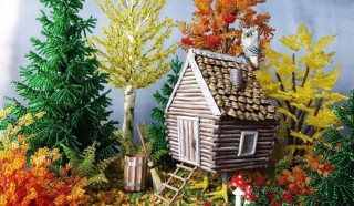 Сказочный лес поделка в школу