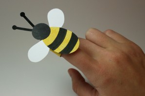 Поделка пчелка из бумаги