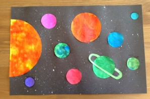 Поделка из пластилина ко дню космонавтики