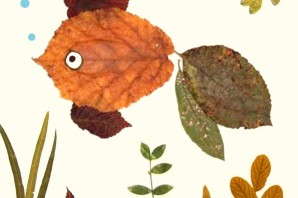 Поделка осень из листьев