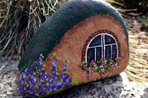 Поделки из камней для сада