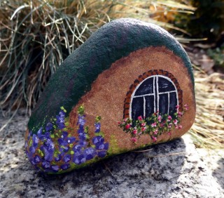 Поделки из камней для сада