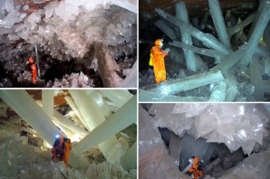 Пещера кристаллов гигантов в мексике