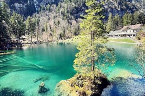 Озеро блаузее швейцария