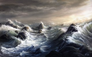 Страшные волны океана