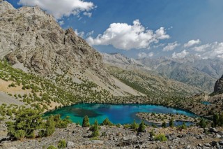 Алаудинские озера таджикистан