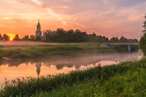 Рассвет в подмосковье