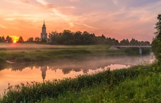 Рассвет в подмосковье