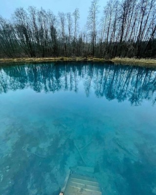 Голубое озеро надым