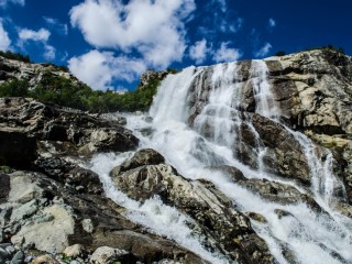 Алибекские водопады домбай
