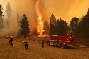 Лесные пожары в калифорнии