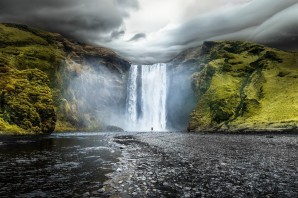 Водопад скоугафосс исландия
