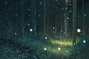 Волшебный ночной лес