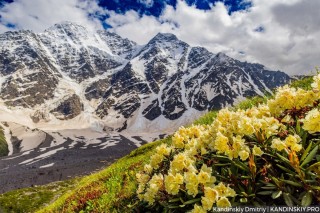 Кавказ горы чегет
