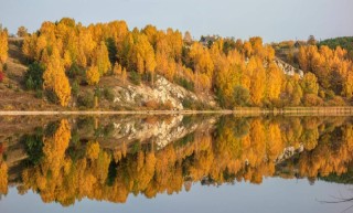 Золотая осень в сибири
