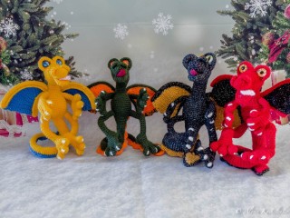 Новогодний дракон своими руками