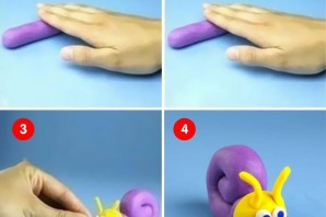 Лепка из воздушного пластилина
