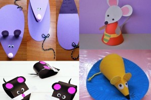 Мышка для поделки в садик