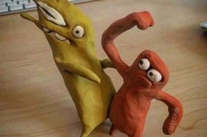Прикольные фигурки из пластилина