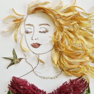 Рисунок девушки для поделки