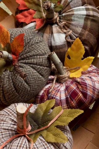 Осенние поделки из ткани