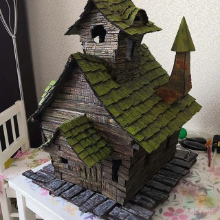 Сказочный домик своими руками из картона