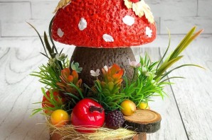 Грибок поделка в садик