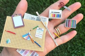 Миниатюрные вещи из бумаги