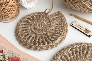 Изделия из джута своими руками крючком