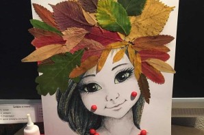 Легкая осенняя поделка в детский сад