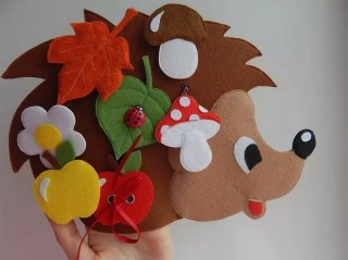 Осенняя поделка в школу из фетра