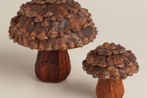 Осенняя поделка грибочки из природного материала