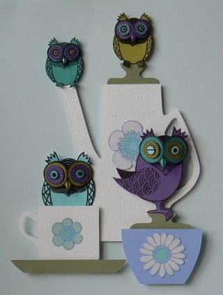 Совушка поделка из бумаги
