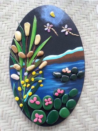 Поделки из камушек своими руками