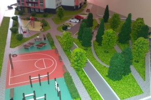 Макет спортивной площадки своими руками