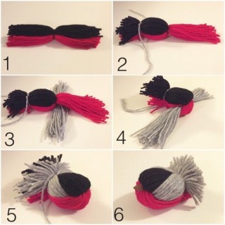 Птичка из пряжи своими руками