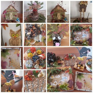 Осенние поделки из подручных материалов