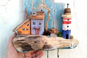 Домики из деревяшек своими руками