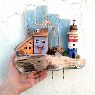 Домики из деревяшек своими руками