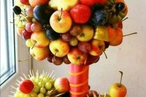 Поделка из фруктов в школу