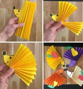 Поделка из гармошки бумаги своими руками